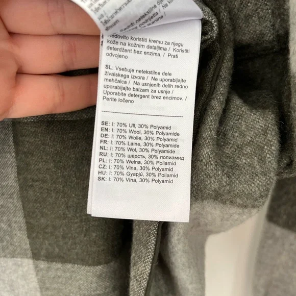 Fjallraven Green and Gray Plaid Canada Shirt Jacket Women’s XL Comfort Fit - Picture 5 of 8